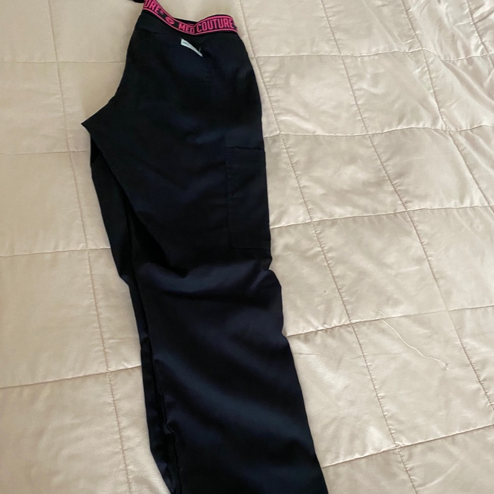 Xs petite Black Scrub Pants